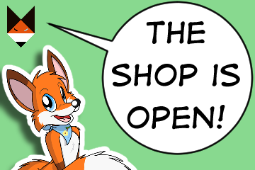 Chase's shop, Fox Prime Studios, is now open!